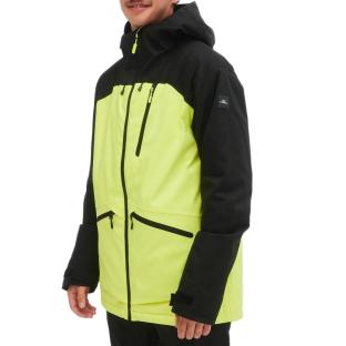 Manteau de ski Jaune Fluo/Noir Homme O'Neill Total Disorder pas cher