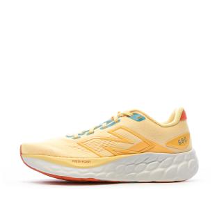 Chaussures de running Blanc/Orange Femme New Balance 680v8 pas cher
