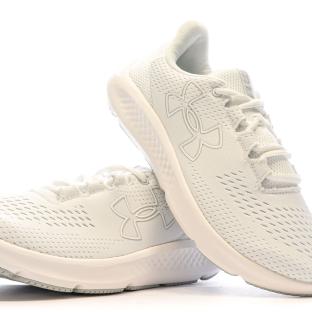 Chaussures de Running Beige Femme Under Armour Charged Pursuit vue 7