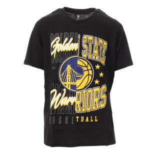 T-shirt Noir/Jaune Garçon NBA Golden State Warriors pas cher