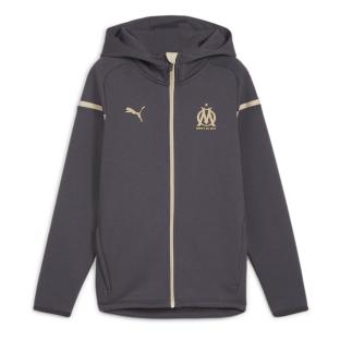 OM Veste Grise Garçon Puma 23/24 pas cher