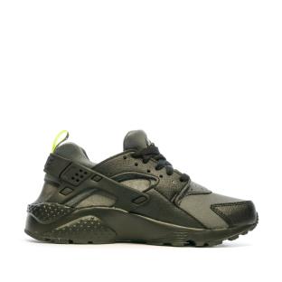 Baskets Noir Garçon Nike Huarache Run vue 2