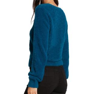 Pull Bleu Femme Morgan Mlilo vue 2