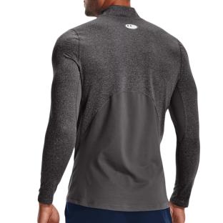 T-shirt Gris Homme Under Armour Comp Mock vue 2