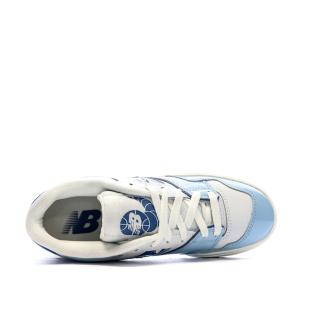 Baskets Bleu Femme New Balance 550 vue 4