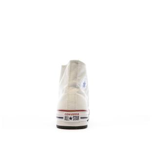 Baskets Blanches à Plateforme Femme Converse All Star High vue 3