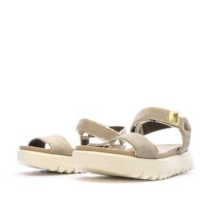 Sandales Beige Femme Geox Xand vue 6