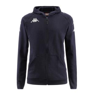 Sweat Zippé Marine Garçon Kappa Divieto pas cher