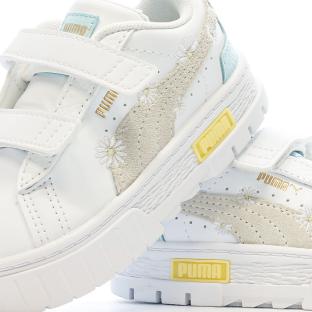 Baskets Blanches Fille Puma Mayze Daisy vue 7