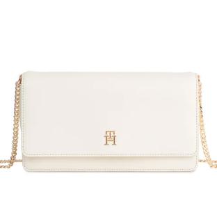 Sac Bandoulière Écru Femme Tommy Hilfiger Refined Chain pas cher