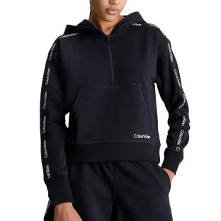 Sweat à Capuche Noir Femme Calvin Klein 00GWS4W342 pas cher