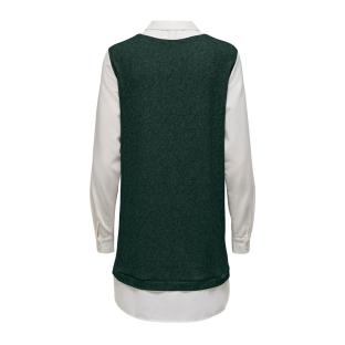 Robe Verte/Blanche Femme JDY Tonsy vue 2