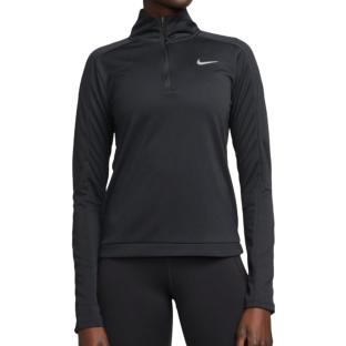 Pull 1/4 de zip Noir Femme Nike Pacer pas cher