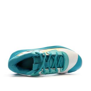 Chaussures de Basket Turquoise/Blanche Mixte Under Armour Jet 23 vue 4