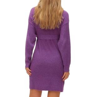 Robe de Grossesse Violette Femme Mamalicious Vala vue 2