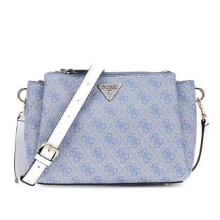 Sac à Bandoulière Bleu Femme Guess Noelle pas cher