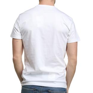 T-shirt Blanc Homme Pepe Jeans Eggo N vue 2