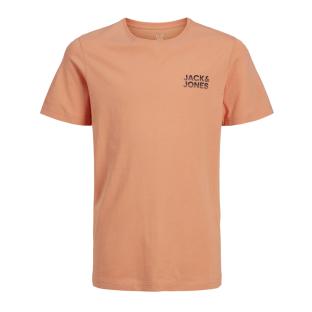 T-shirt Orange Garçon Jack & Jones Chest Brand pas cher