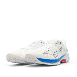 Chaussures de tennis Blanc/Bleu Homme Mizuno Wave Exceed vue 6