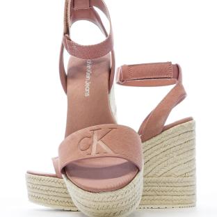 Sandales Compensées Roses Femme Calvin Klein Jeans Wedge Sandal vue 7