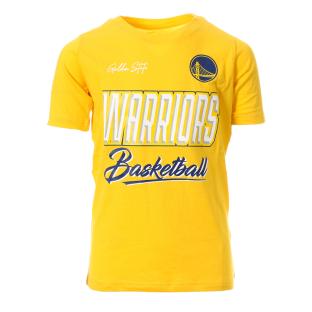 T-shirt Jaune/Blanc Garçon NBA Golden State Warriors pas cher