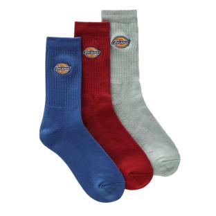 X3 Paires de Chaussettes Bordeaux/Bleu/Gris Homme/Garçon Dickies Valley Grove pas cher