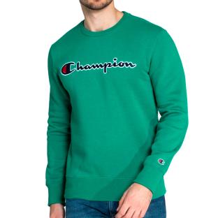 Sweat Vert Homme Champion 216471 pas cher