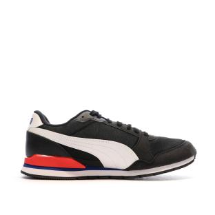 Baskets Noir/Rouge Homme Puma V3 Mesh Castlerock vue 2