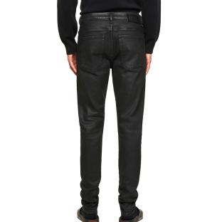 Jean Skinny Enduit Noir Homme Diesel Damny vue 2