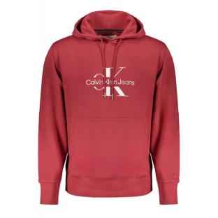 Sweat à capuche Rouge Homme Calvin Klein Jeans Disrupted J30J325429 pas cher