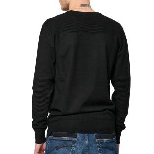 Pull Noir Homme Kaporal VAEROH vue 2