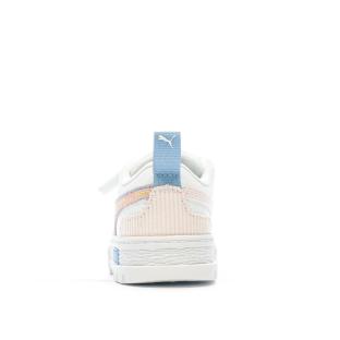 Baskets Blanc/Rose/Bleu Fille Puma Mayze Sweater vue 3