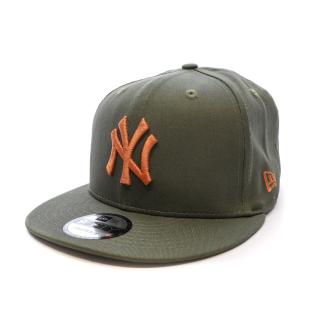 Casquette Kaki/Orange Homme New Era White Crown pas cher