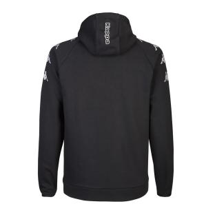 Sweat Zippé Noir/Gris Garçon Kappa Divieto vue 2