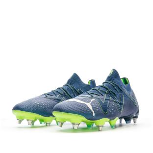 Chaussures de football Bleu/Vert Homme Puma Future Ultimate Mxsg vue 6