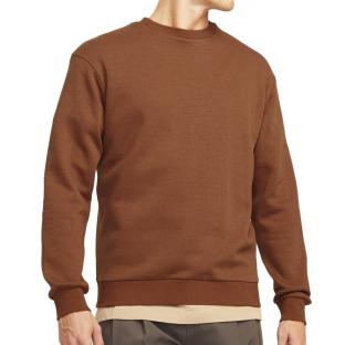 Sweat Uni Marron Homme Jack & Jones Bradley pas cher