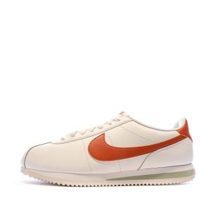 Baskets Blanc/Orange Homme Nike Cortez pas cher