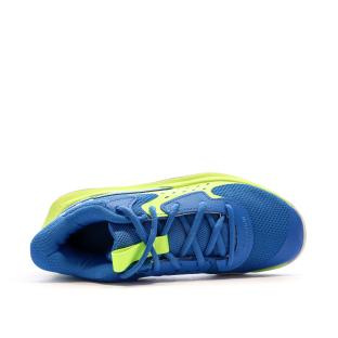 Chaussures de Basketball Bleu/Vert Mixte Under Armour Jet 23 vue 4