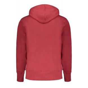 Sweat à capuche Rouge Homme Calvin Klein Jeans Disrupted J30J325429 vue 2