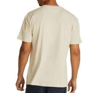 T-shirt Beige Homme Tommy Jeans Gold Linear vue 2