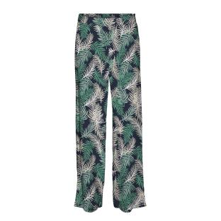 Pantalon Fluide Marine/Vert à Motifs Femme Vero Moda Easy Joy vue 2