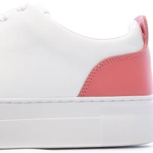 Baskets Blanc/Rose Femme Guess Giaa5 vue 7