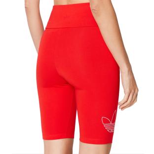 Short Rouge Femme Adidas Bike vue 2