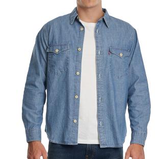 Chemise Bleu Homme Levi's®Indigo pas cher