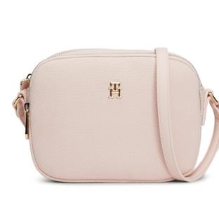 Sac Bandoulière Rose Tommy Hilfiger Poppy Canvas pas cher