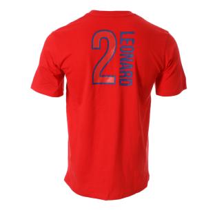 T-shirt Rouge Homme NBA La Clippers C2R vue 2