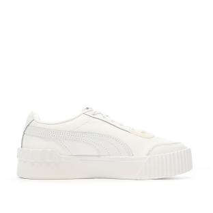 Baskets Blanches Femme Puma Carina Lift vue 2