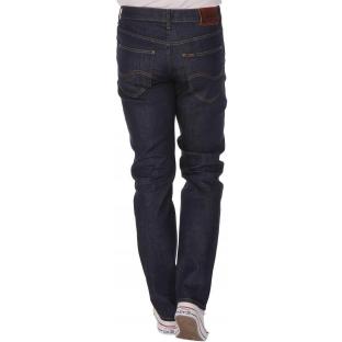 Jean Droit Bleu Brut Homme Lee Brooklyn Rinse vue 2