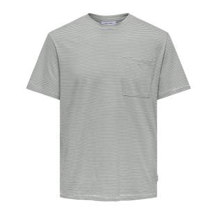 T-shirt Vert Homme Only & Sons Onsbale pas cher