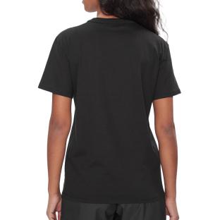 T-shirt Noir Femme Calvin Klein Micro Logo vue 2